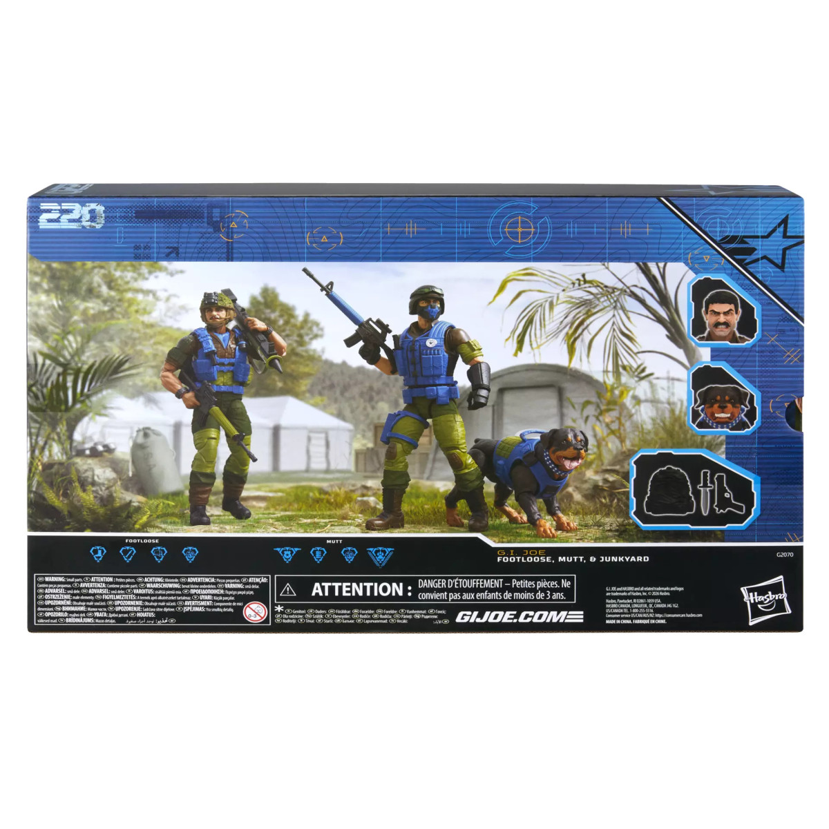 Hasbro G.I.JOE Classified-Reihe – Mad Marauders: Footloose & Mutt & Junkyard