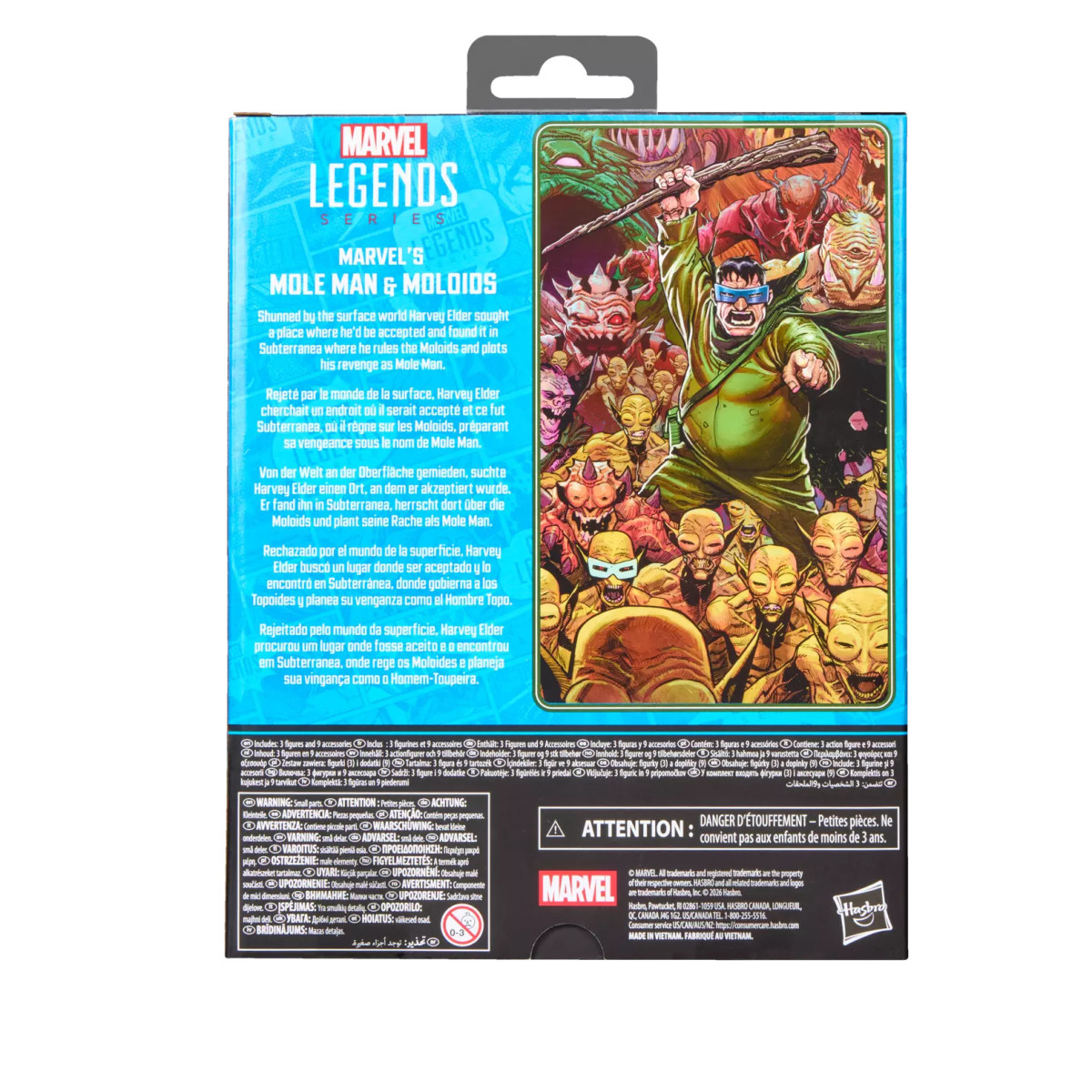 Marvel Legends Serie – Fantastic Four – Mole Man & Moloïds
