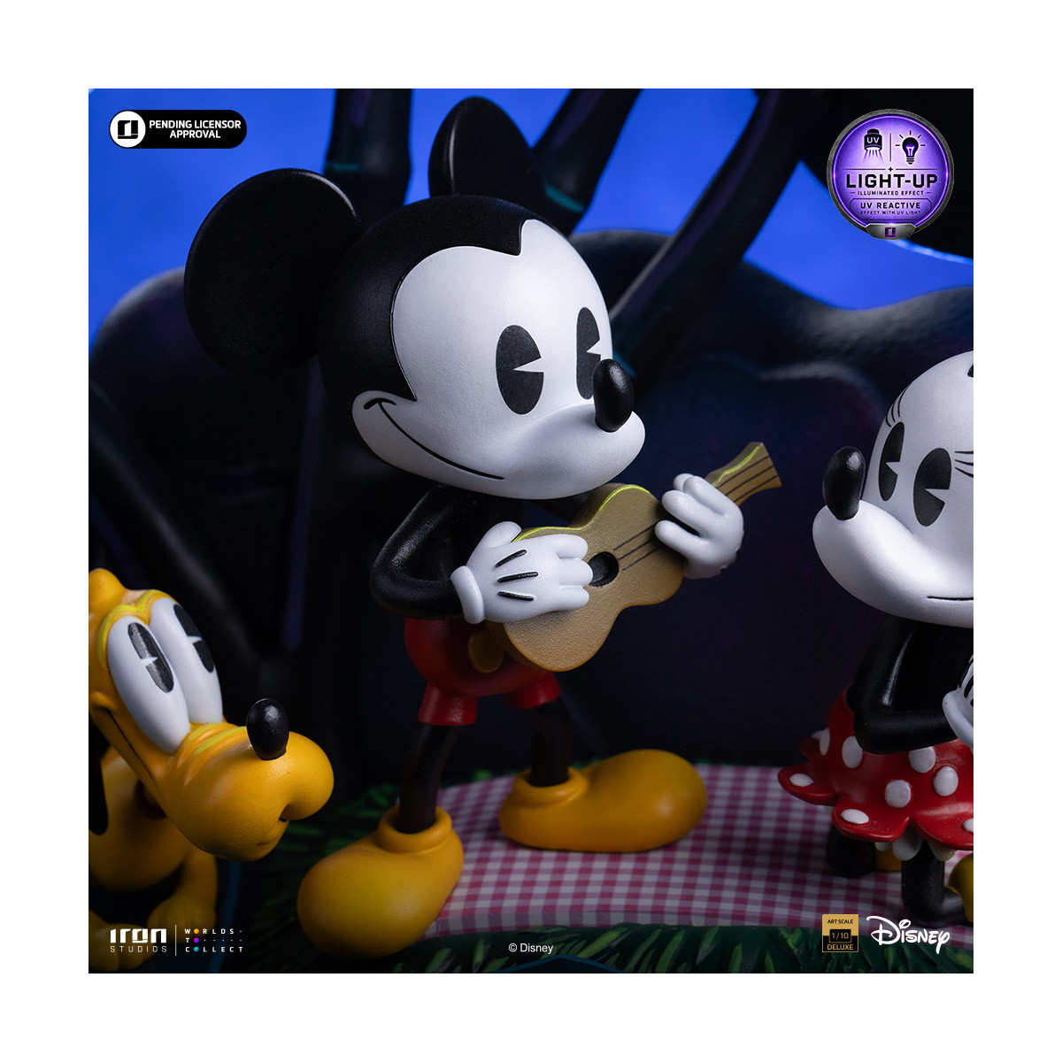 Iron Studios „ Disney “ Classics – „ Micky Maus “, „Minnie und Pluto im Park“ DX Art, Maßstab 1:10