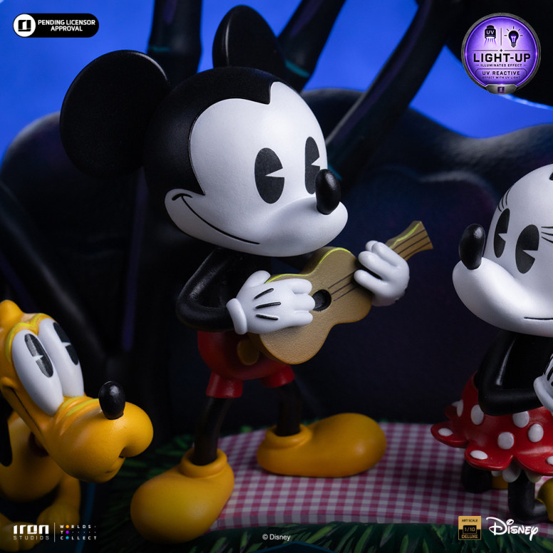 Iron Studios „ Disney “ Classics – „ Micky Maus “, „Minnie und Pluto im Park“ DX Art, Maßstab 1:10