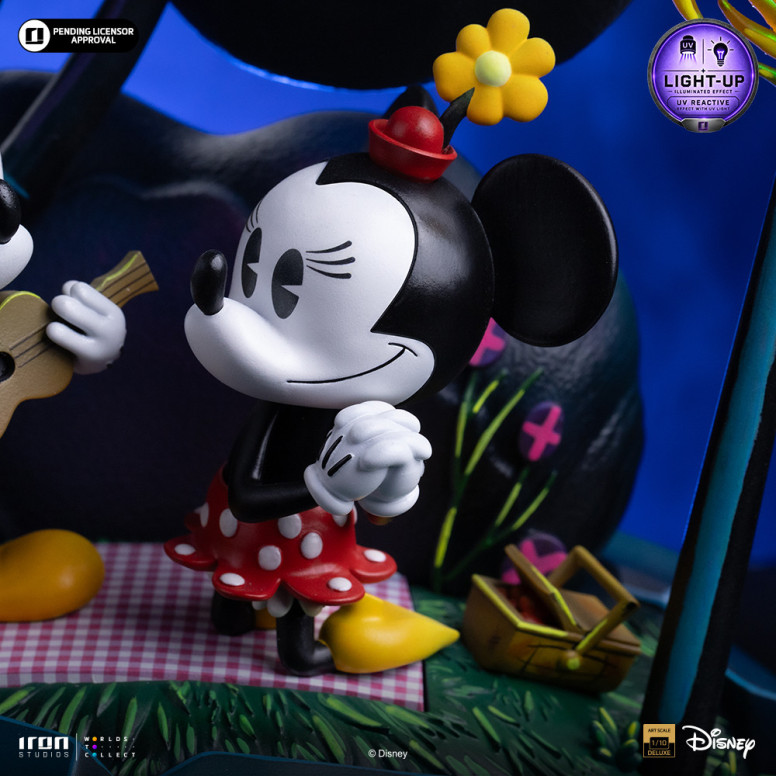 Iron Studios „ Disney “ Classics – „ Micky Maus “, „Minnie und Pluto im Park“ DX Art, Maßstab 1:10