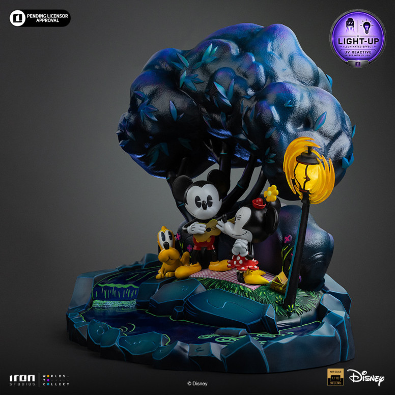 Iron Studios „ Disney “ Classics – „ Micky Maus “, „Minnie und Pluto im Park“ DX Art, Maßstab 1:10