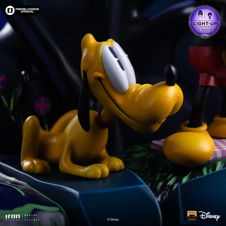 Iron Studios „ Disney “ Classics – „ Micky Maus “, „Minnie und Pluto im Park“ DX Art, Maßstab 1:10