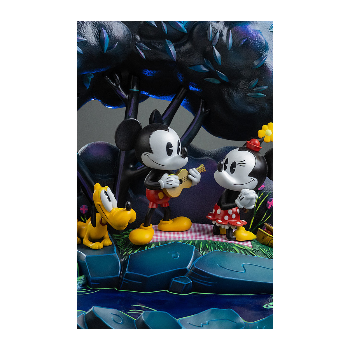Iron Studios „ Disney “ Classics – „ Micky Maus “, „Minnie und Pluto im Park“ DX Art, Maßstab 1:10