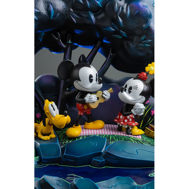 Iron Studios „ Disney “ Classics – „ Micky Maus “, „Minnie und Pluto im Park“ DX Art, Maßstab 1:10