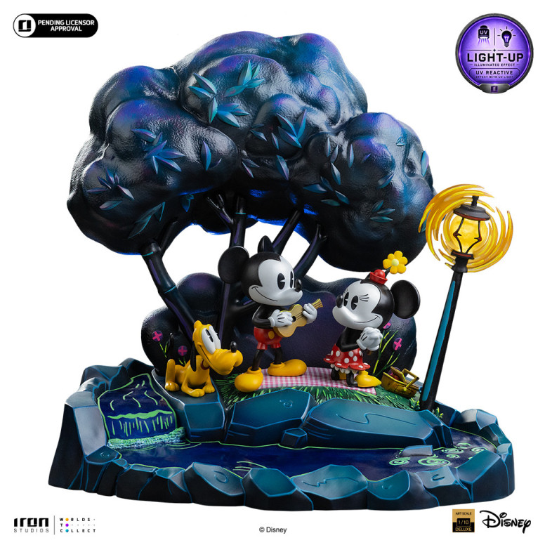Iron Studios „ Disney “ Classics – „ Micky Maus “, „Minnie und Pluto im Park“ DX Art, Maßstab 1:10
