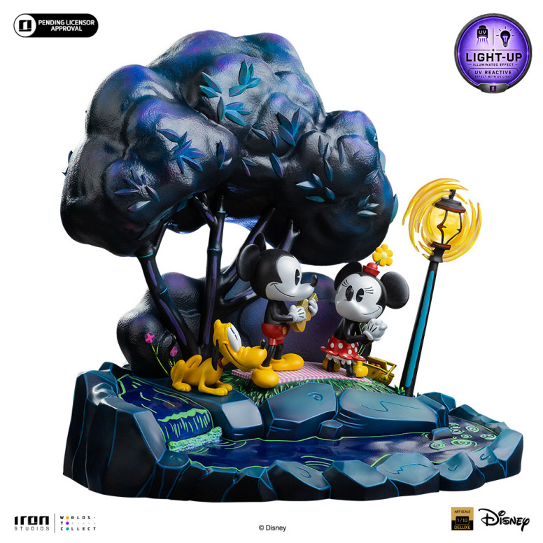 Iron Studios „ Disney “ Classics – „ Micky Maus “, „Minnie und Pluto im Park“ DX Art, Maßstab 1:10