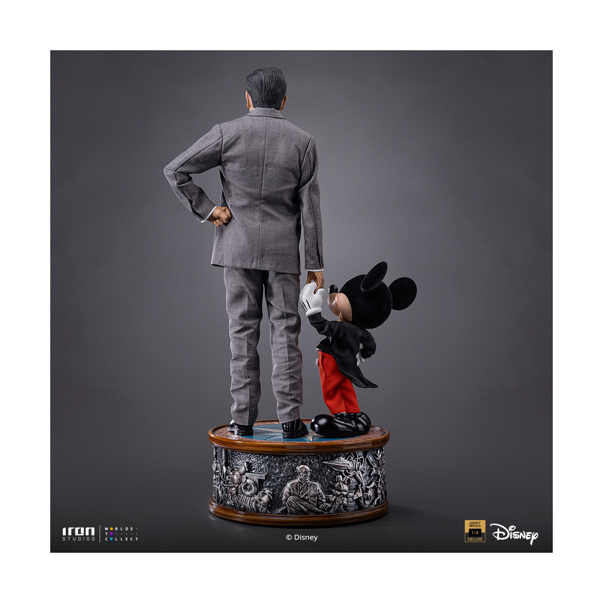 Iron Studios „ Disney “ Classics – Walt „ Disney “ & „ Micky Maus “ Mouse Legacy Replica 1:4