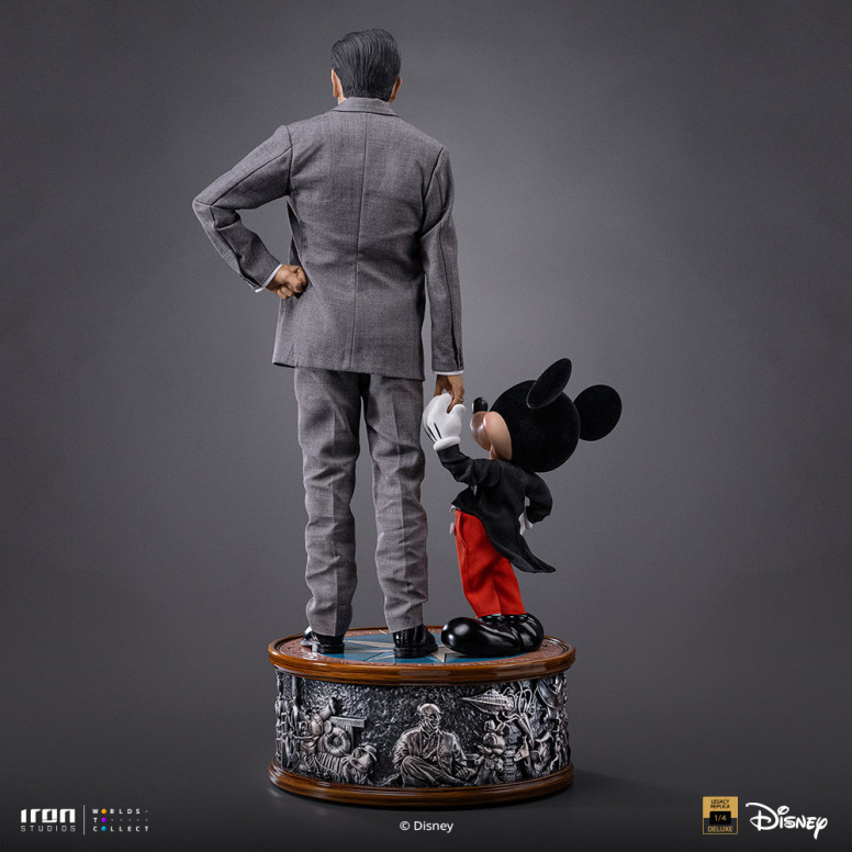 Iron Studios „ Disney “ Classics – Walt „ Disney “ & „ Micky Maus “ Mouse Legacy Replica 1:4