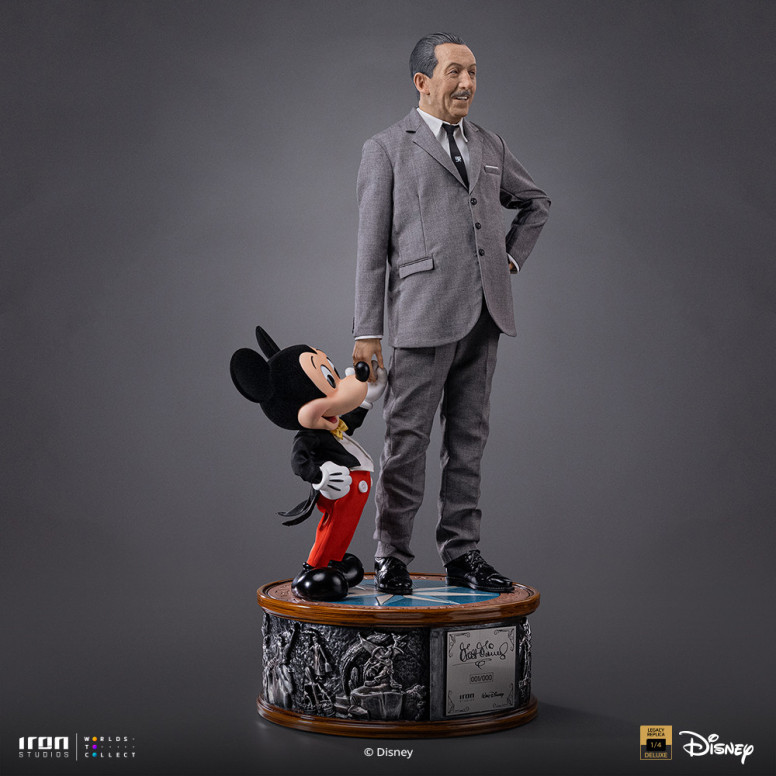 Iron Studios „ Disney “ Classics – Walt „ Disney “ & „ Micky Maus “ Mouse Legacy Replica 1:4