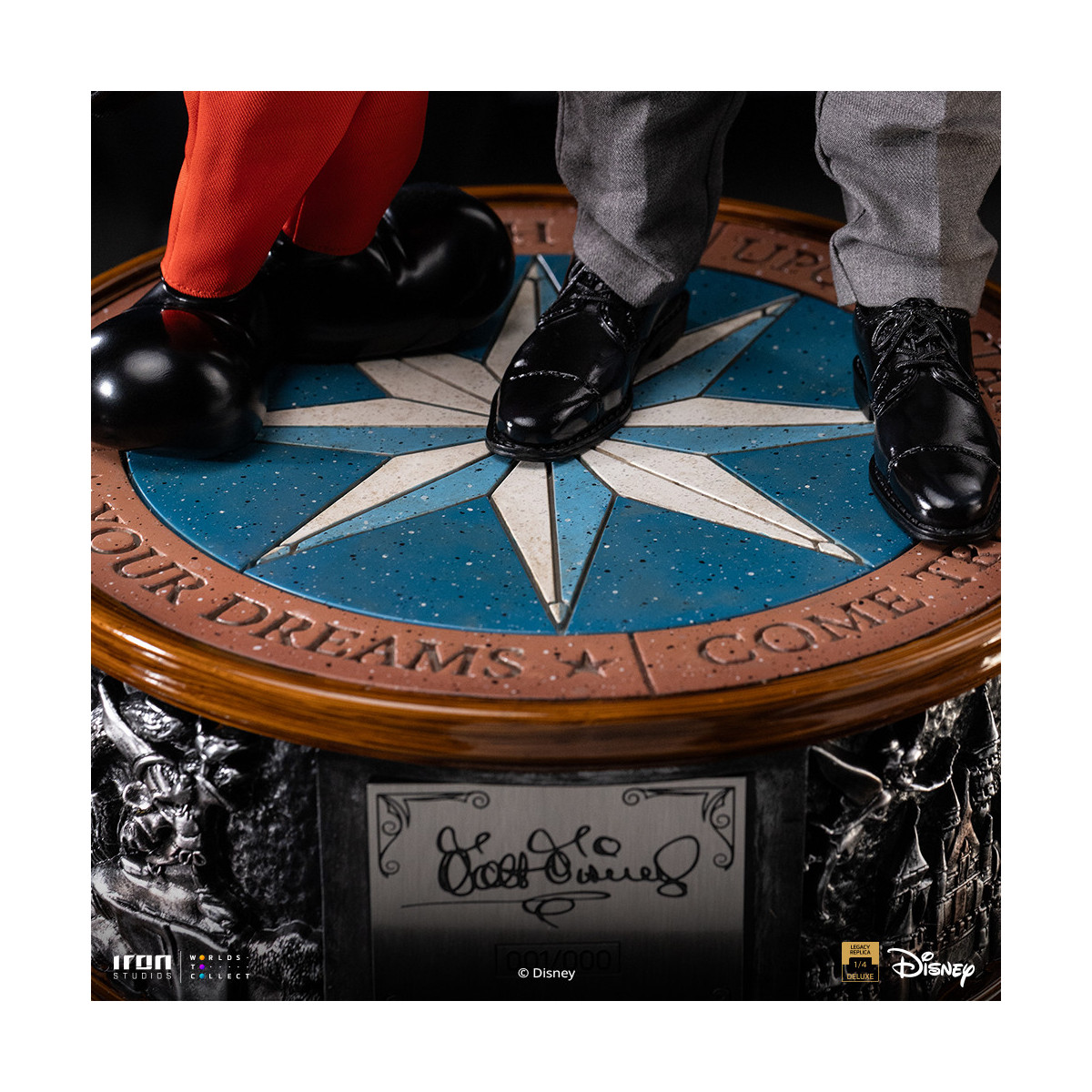 Iron Studios „ Disney “ Classics – Walt „ Disney “ & „ Micky Maus “ Mouse Legacy Replica 1:4