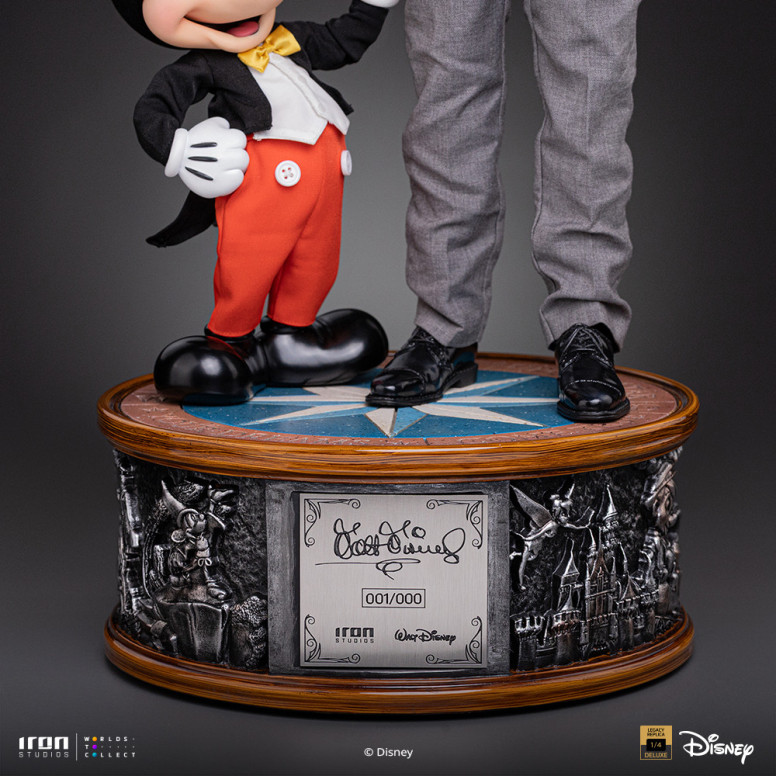 Iron Studios „ Disney “ Classics – Walt „ Disney “ & „ Micky Maus “ Mouse Legacy Replica 1:4
