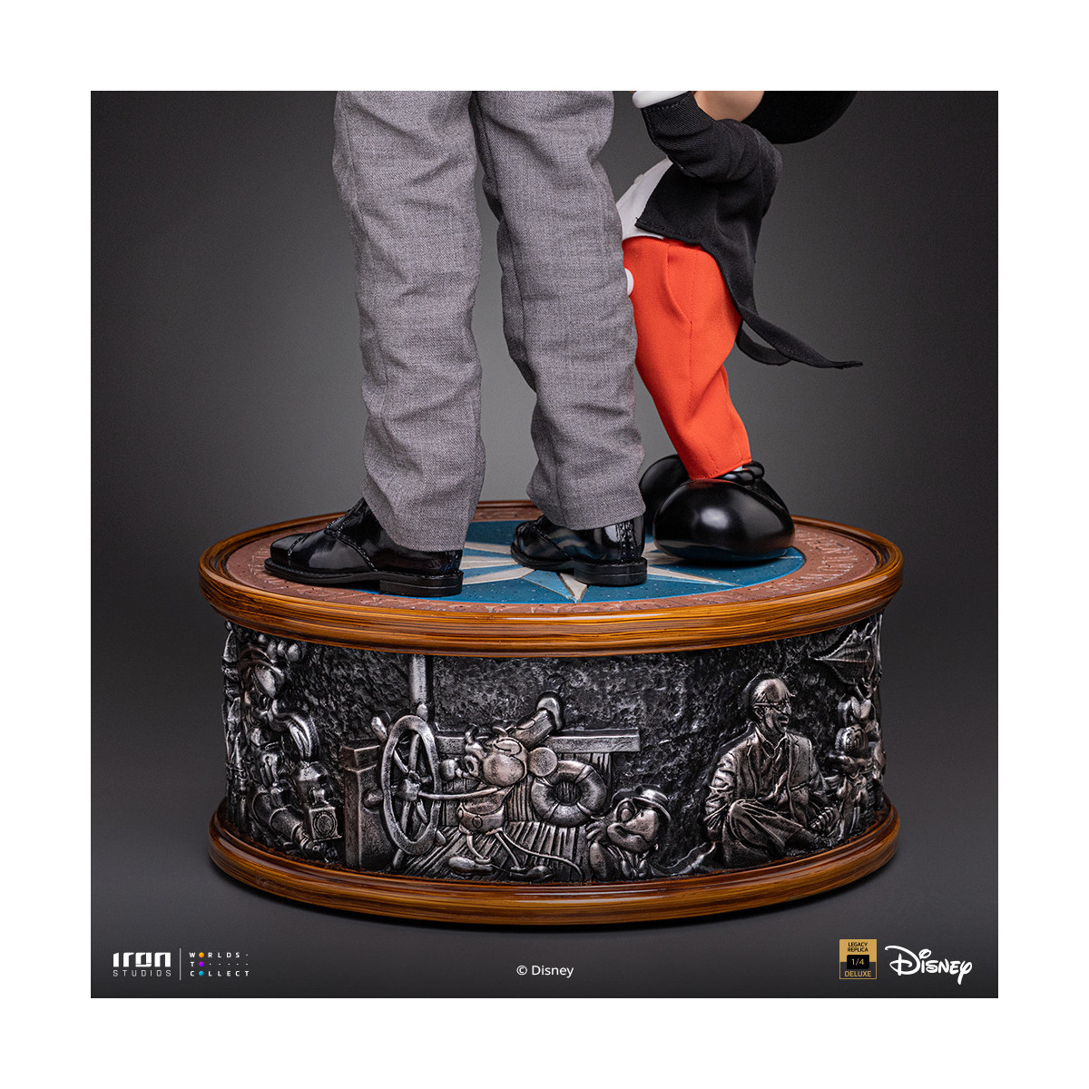 Iron Studios „ Disney “ Classics – Walt „ Disney “ & „ Micky Maus “ Mouse Legacy Replica 1:4