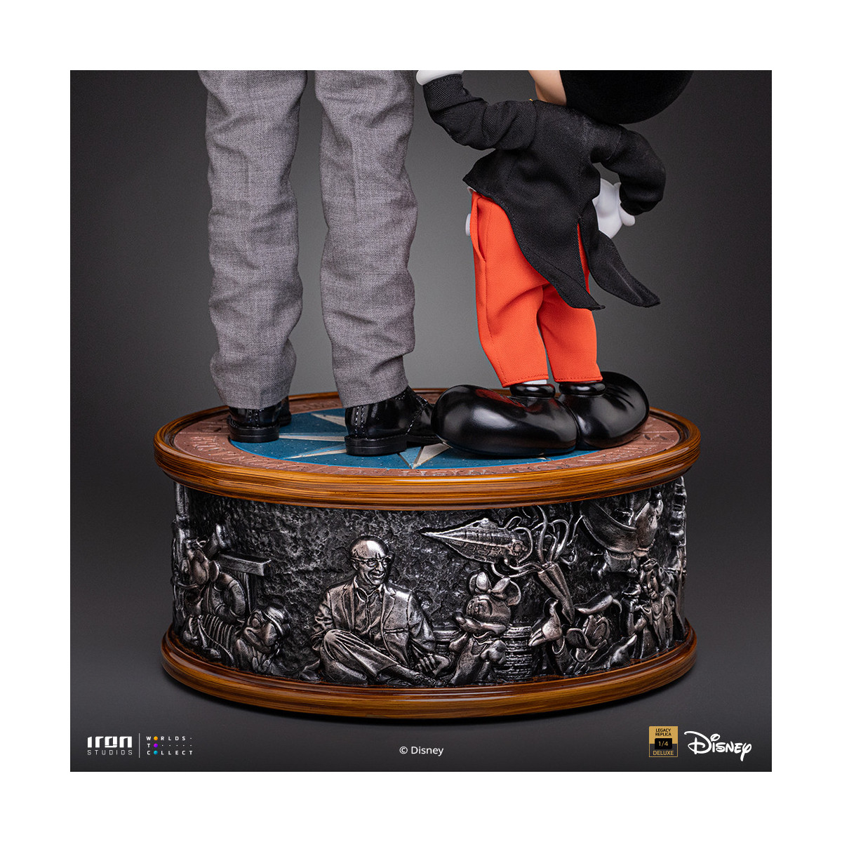 Iron Studios „ Disney “ Classics – Walt „ Disney “ & „ Micky Maus “ Mouse Legacy Replica 1:4