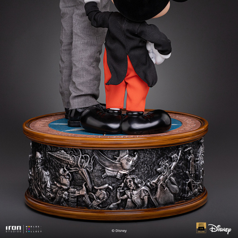 Iron Studios „ Disney “ Classics – Walt „ Disney “ & „ Micky Maus “ Mouse Legacy Replica 1:4