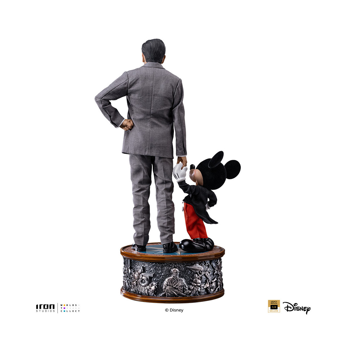 Iron Studios „ Disney “ Classics – Walt „ Disney “ & „ Micky Maus “ Mouse Legacy Replica 1:4