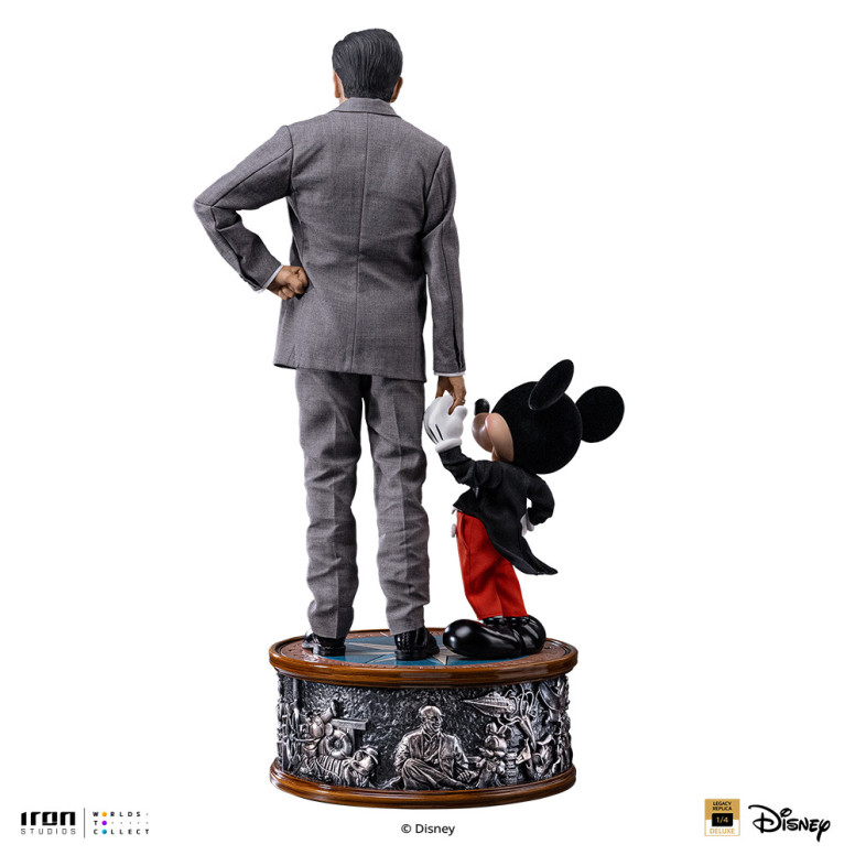 Iron Studios „ Disney “ Classics – Walt „ Disney “ & „ Micky Maus “ Mouse Legacy Replica 1:4