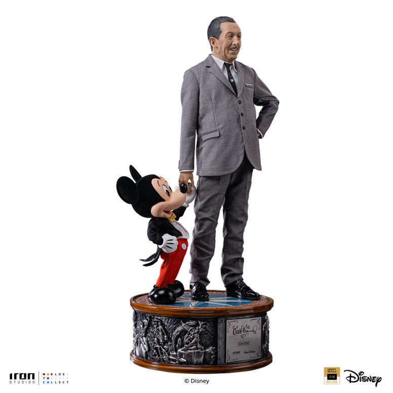 Iron Studios „ Disney “ Classics – Walt „ Disney “ & „ Micky Maus “ Mouse Legacy Replica 1:4