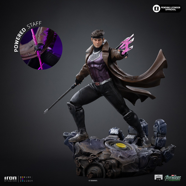 Iron Studios Marvel – Gambit Art, Maßstab 1:10 – „ Avengers “: Doomsday