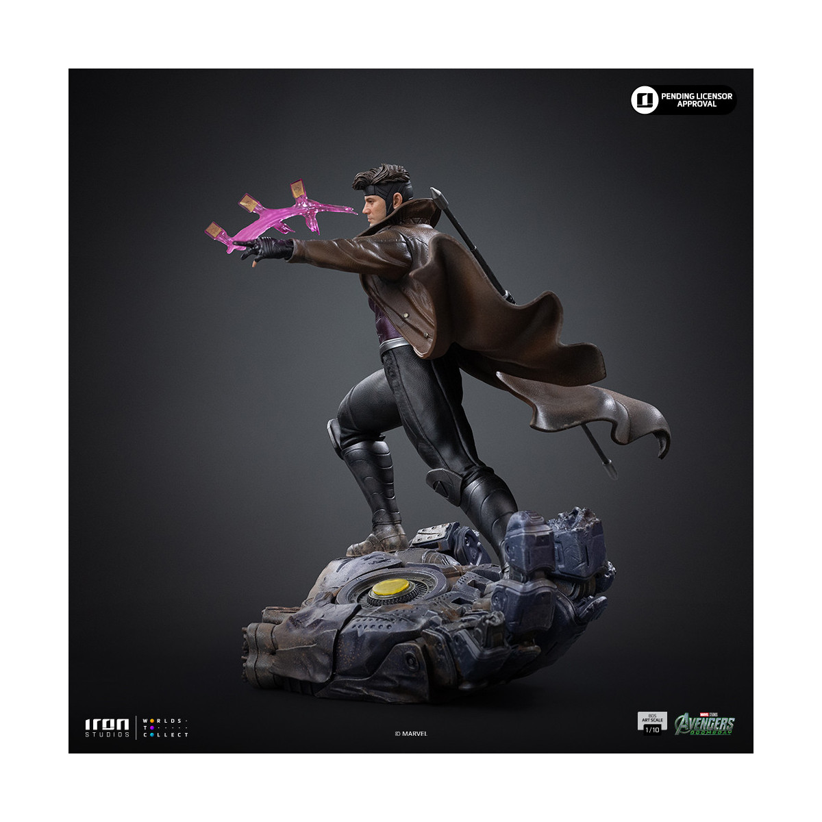 Iron Studios Marvel – Gambit Art, Maßstab 1:10 – „ Avengers “: Doomsday