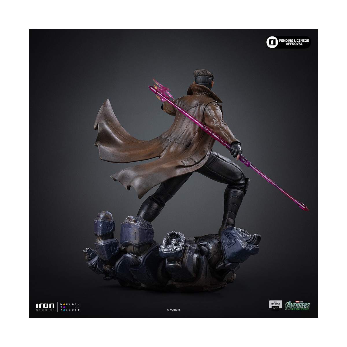 Iron Studios Marvel – Gambit Art, Maßstab 1:10 – „ Avengers “: Doomsday