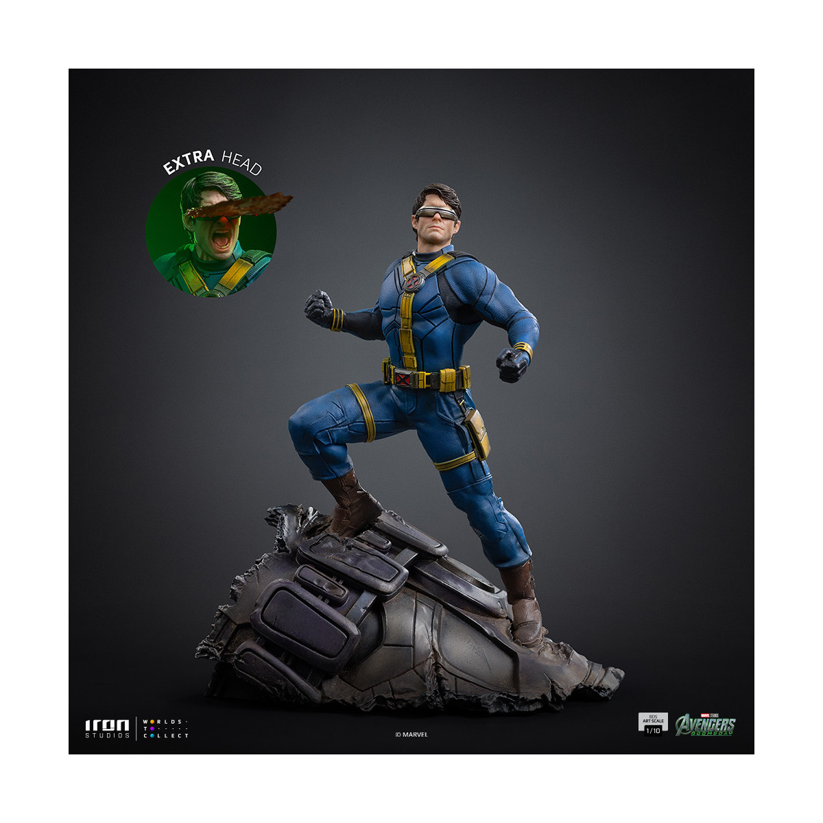 Iron Studios Marvel – Cyclops Art im Maßstab 1:10 – „ Avengers “: Doomsday