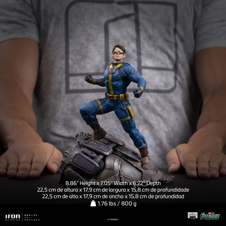 Iron Studios Marvel – Cyclops Art im Maßstab 1:10 – „ Avengers “: Doomsday