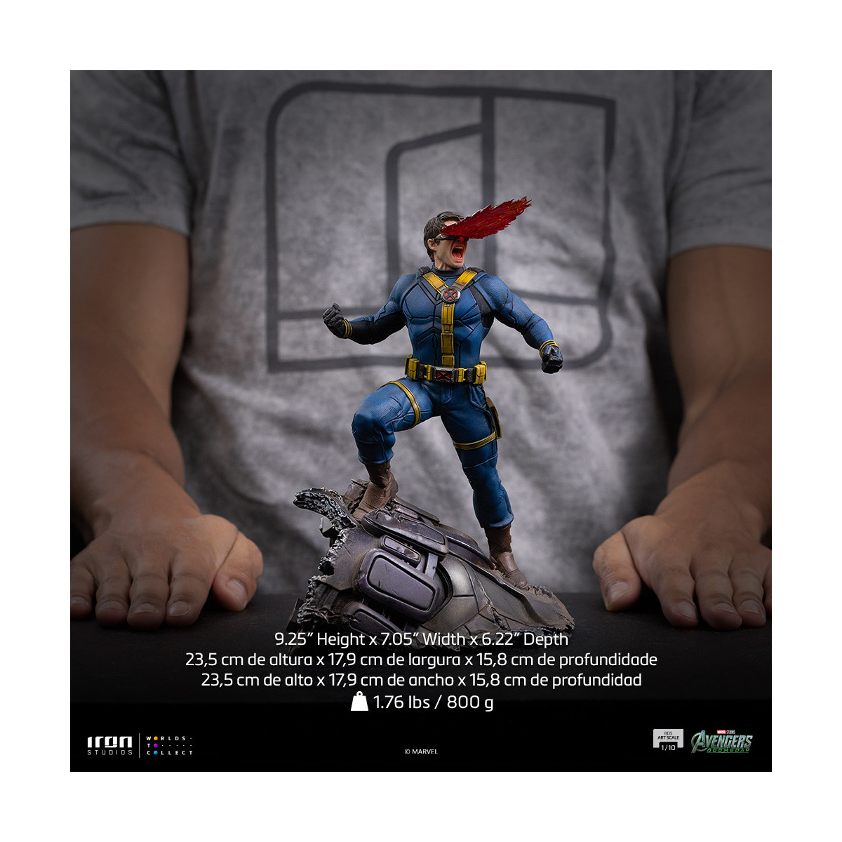 Iron Studios Marvel – Cyclops Art im Maßstab 1:10 – „ Avengers “: Doomsday