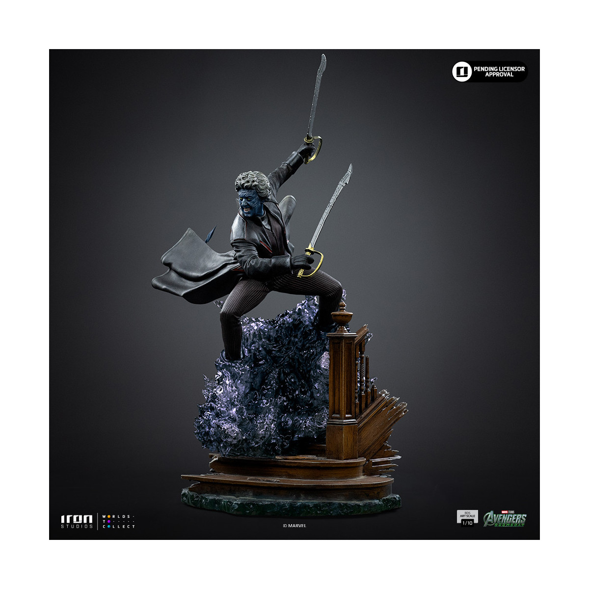 Iron Studios Marvel – Nightcrawler Art, Maßstab 1:10 – „ Avengers “: Doomsday