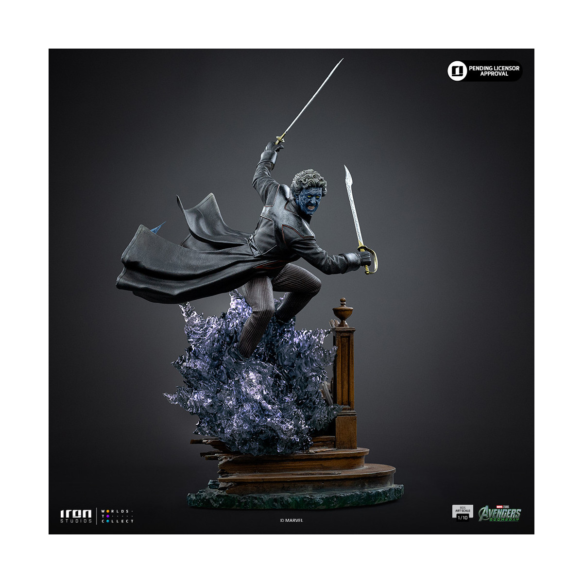 Iron Studios Marvel – Nightcrawler Art, Maßstab 1:10 – „ Avengers “: Doomsday