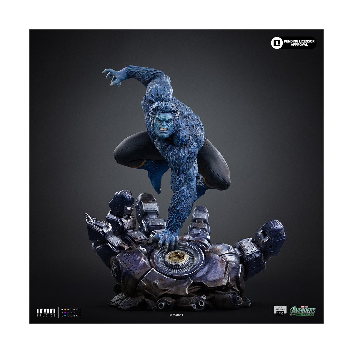 Iron Studios Marvel – Beast Art im Maßstab 1:10 – Avengers: Doomsday