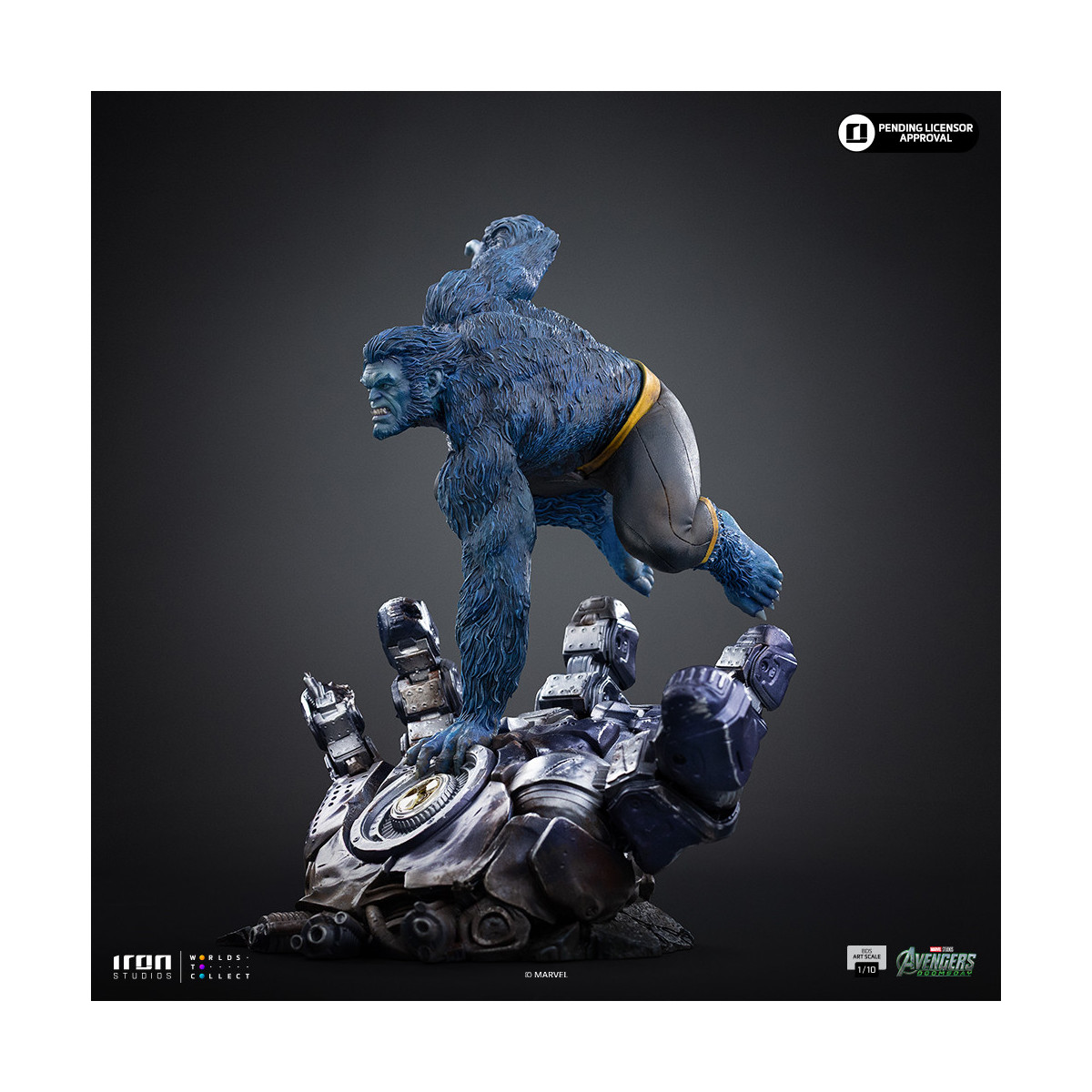 Iron Studios Marvel – Beast Art im Maßstab 1:10 – Avengers: Doomsday