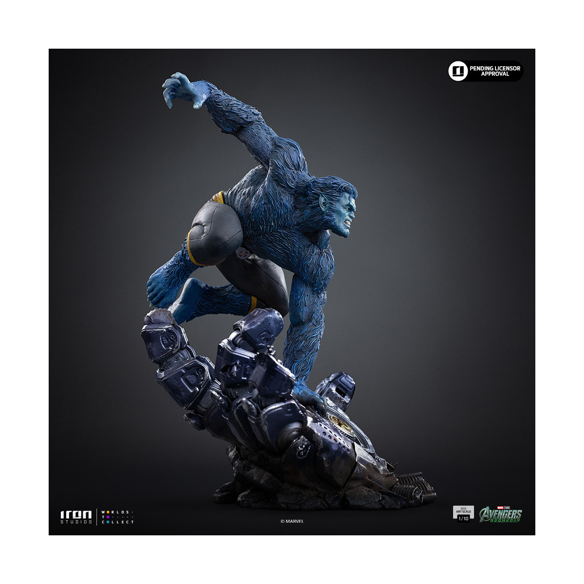 Iron Studios Marvel – Beast Art im Maßstab 1:10 – Avengers: Doomsday