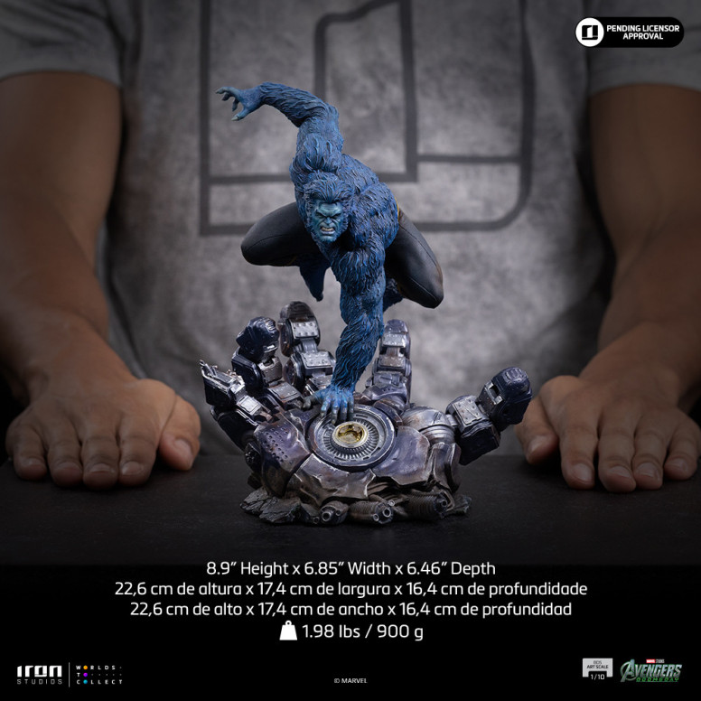 Iron Studios Marvel – Beast Art im Maßstab 1:10 – Avengers: Doomsday