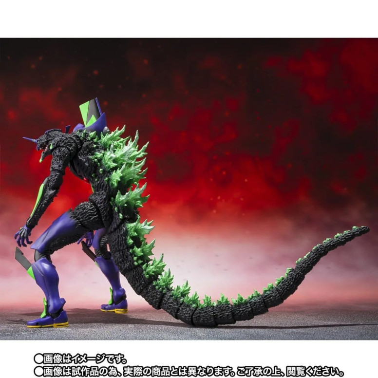 Bandai SH Monsterarts Neon Genesis Evangelion - Test Typ-01 „G“ – Erwachensform - Godzilla