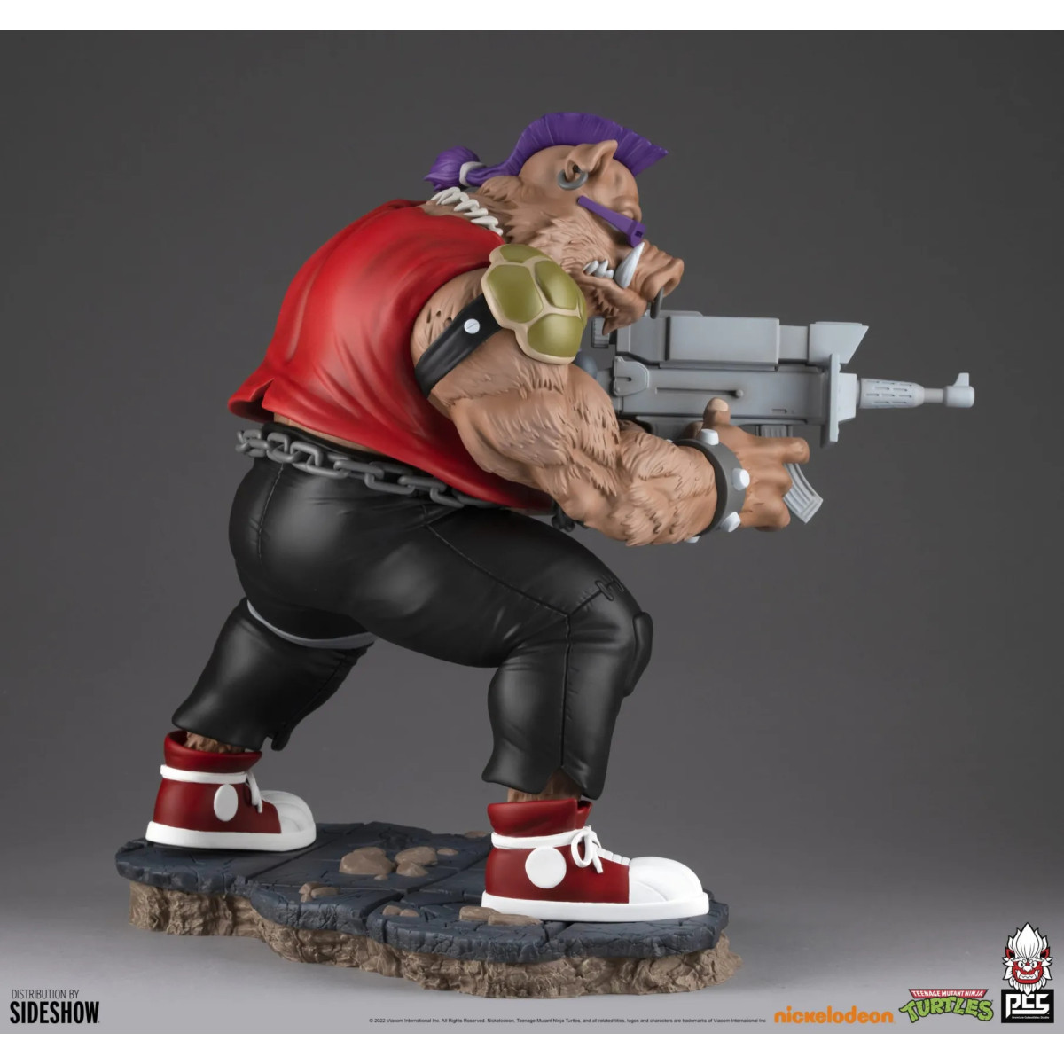 Premium Collectibles Studio „ PCS “ – Rocksteady 1/4-Statue – Teenage Mutant Ninja Turtles (TMNT) Figur