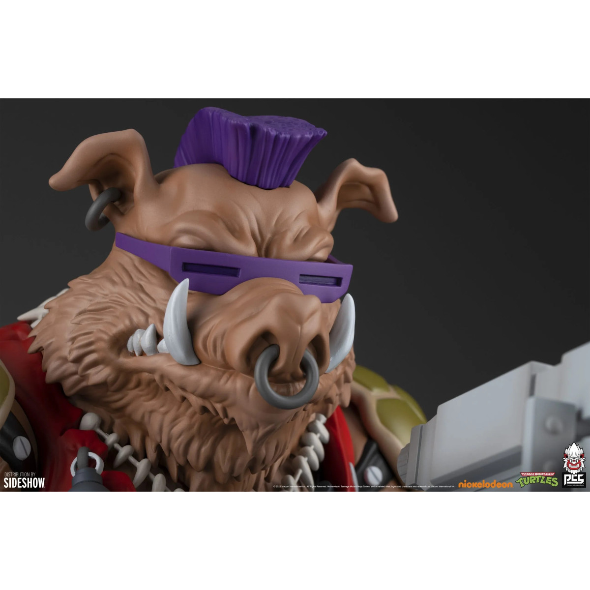 Premium Collectibles Studio „ PCS “ – Rocksteady 1/4-Statue – Teenage Mutant Ninja Turtles (TMNT) Figur