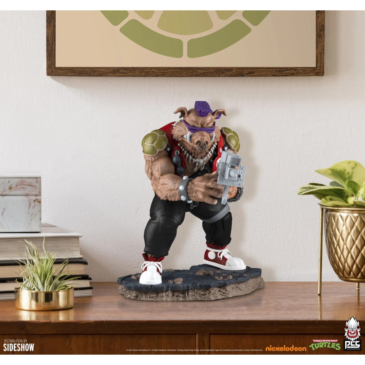 Premium Collectibles Studio „ PCS “ – Rocksteady 1/4-Statue – Teenage Mutant Ninja Turtles (TMNT) Figur
