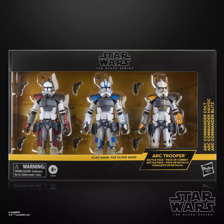 Star Wars The Black Series – ARC-Trooper-Battle-Pack (Colt, Havoc, Blitz) – The Clone Wars