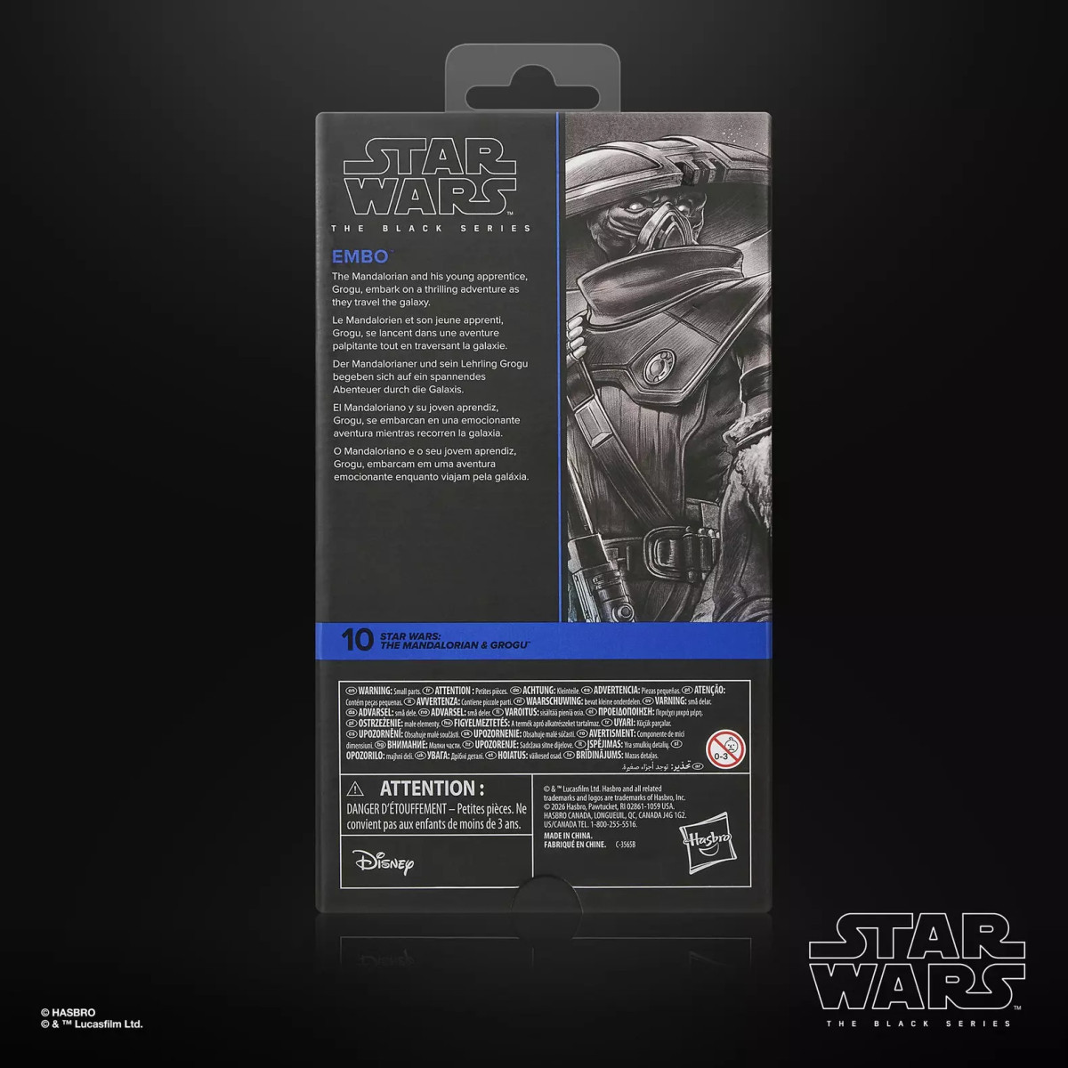 Hasbro Star Wars The Black Series – EMBO – The Mandalorian & Grogu