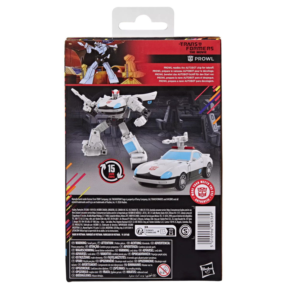 Hasbro - „ Transformers “ – Der Film – PROWL (Voyager-Klasse) – Studio Series MTMTE-Kollektion