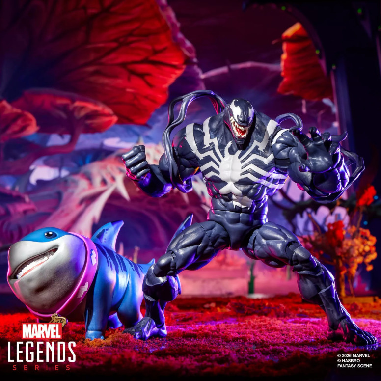 Hasbro Marvel Legends Serie „Gamerverse“ – Venom & Jeff the Land Shark – Marvel Rivals