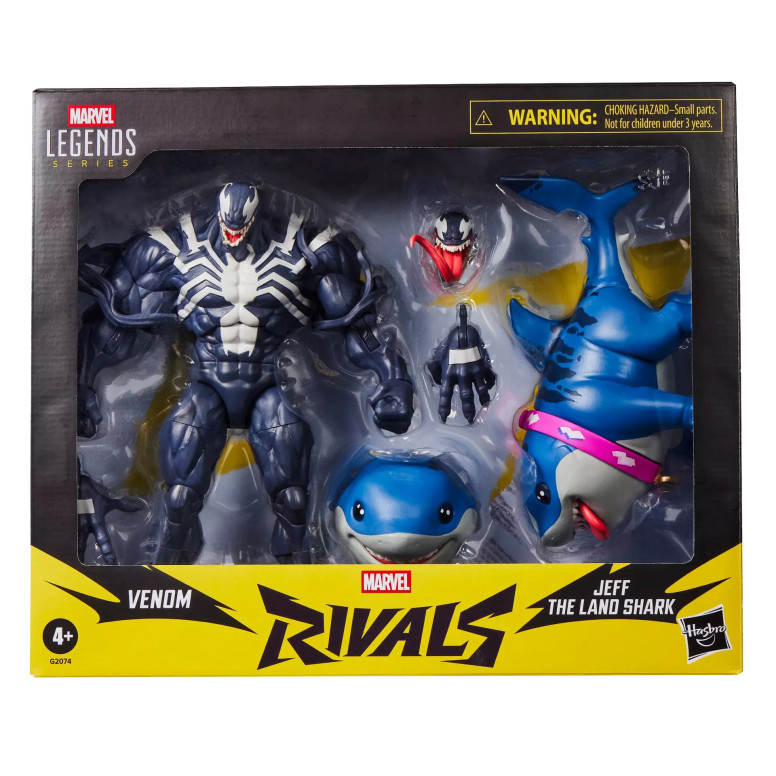 Hasbro Marvel Legends Serie „Gamerverse“ – Venom & Jeff the Land Shark – Marvel Rivals