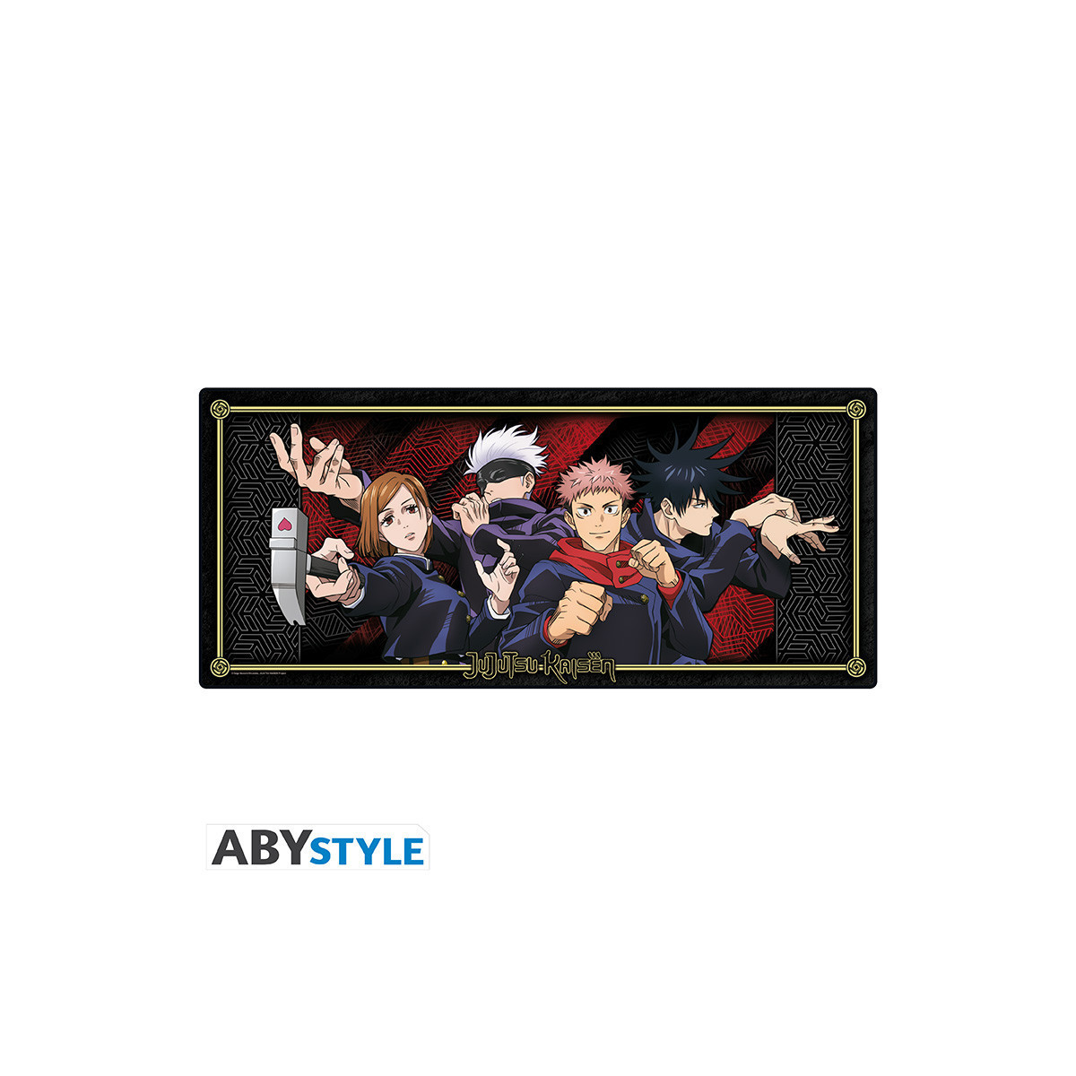 ABYstyle – „ Jujutsu Kaisen “ XXL-Mauspad „Gruppe“ (90 x 40 cm)