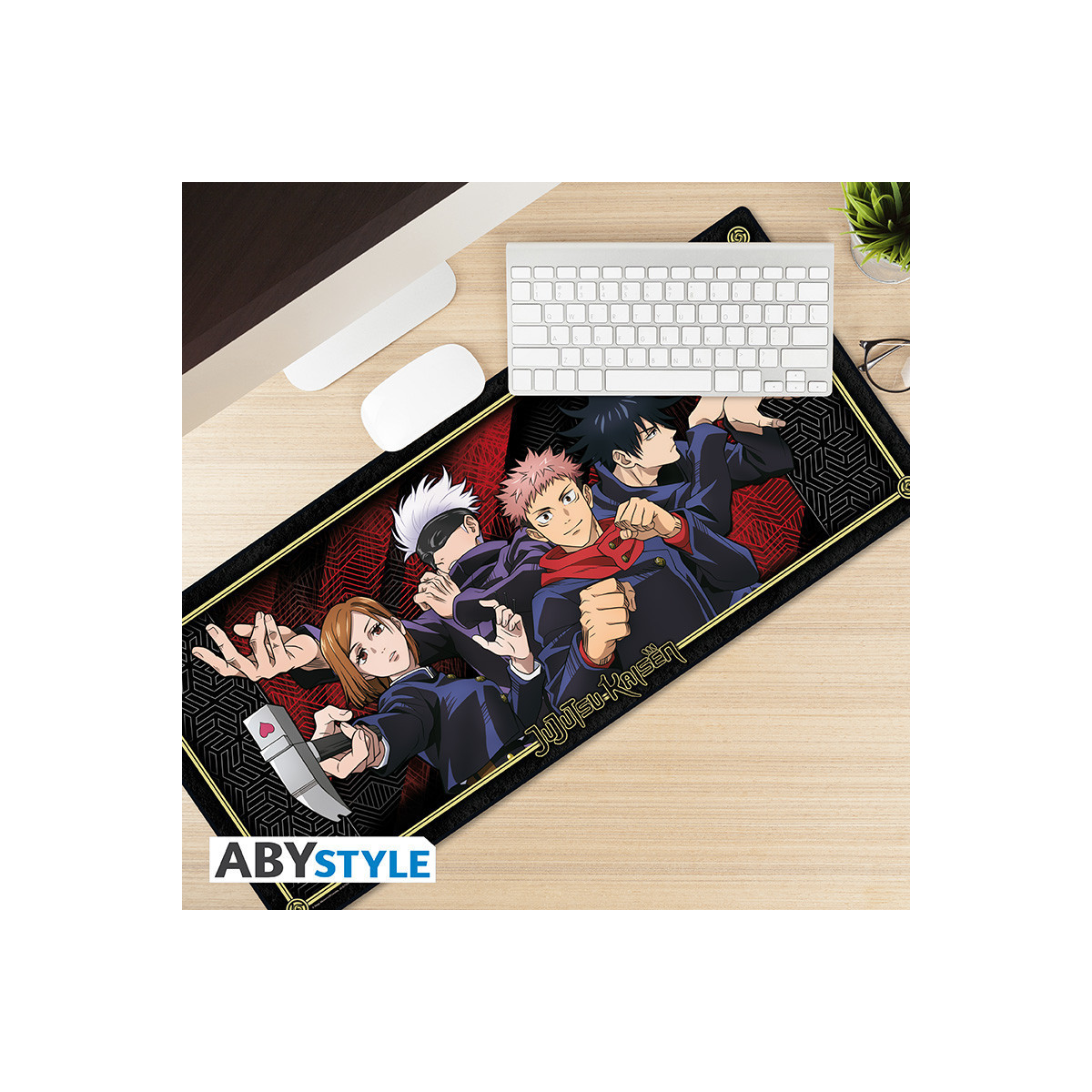 ABYstyle – „ Jujutsu Kaisen “ XXL-Mauspad „Gruppe“ (90 x 40 cm)