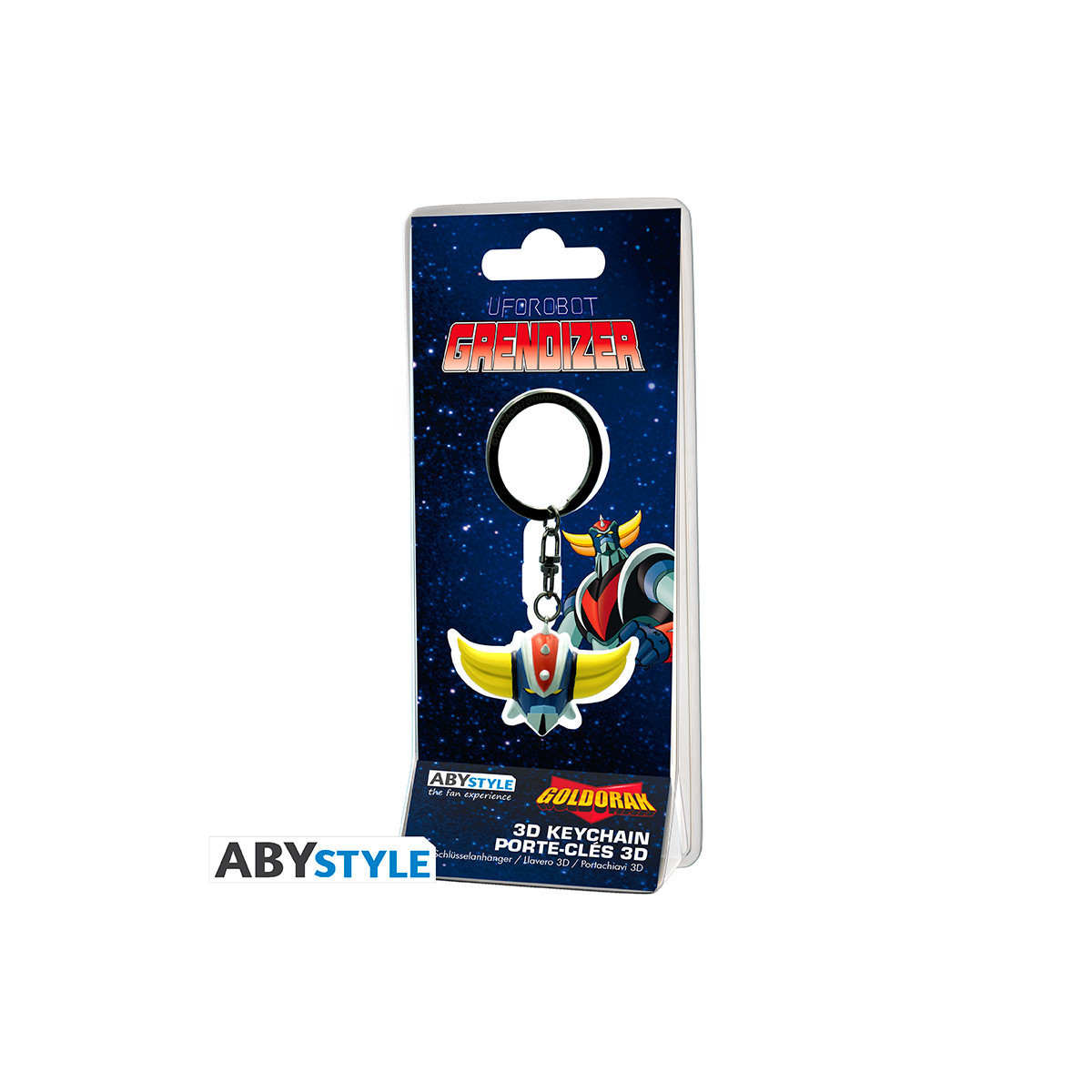 ABYstyle – UFO Robot Grendizer 3D-Schlüsselanhänger „Kopf“ Grendizer