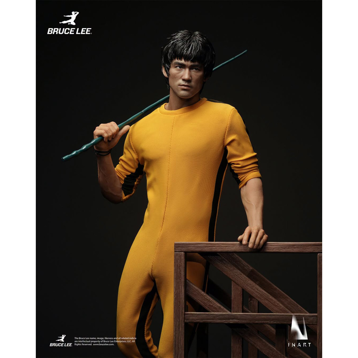 INART – „ Bruce Lee “ (gelber Overall) 1/6-Sammlerfigur – Das Spiel des Todes