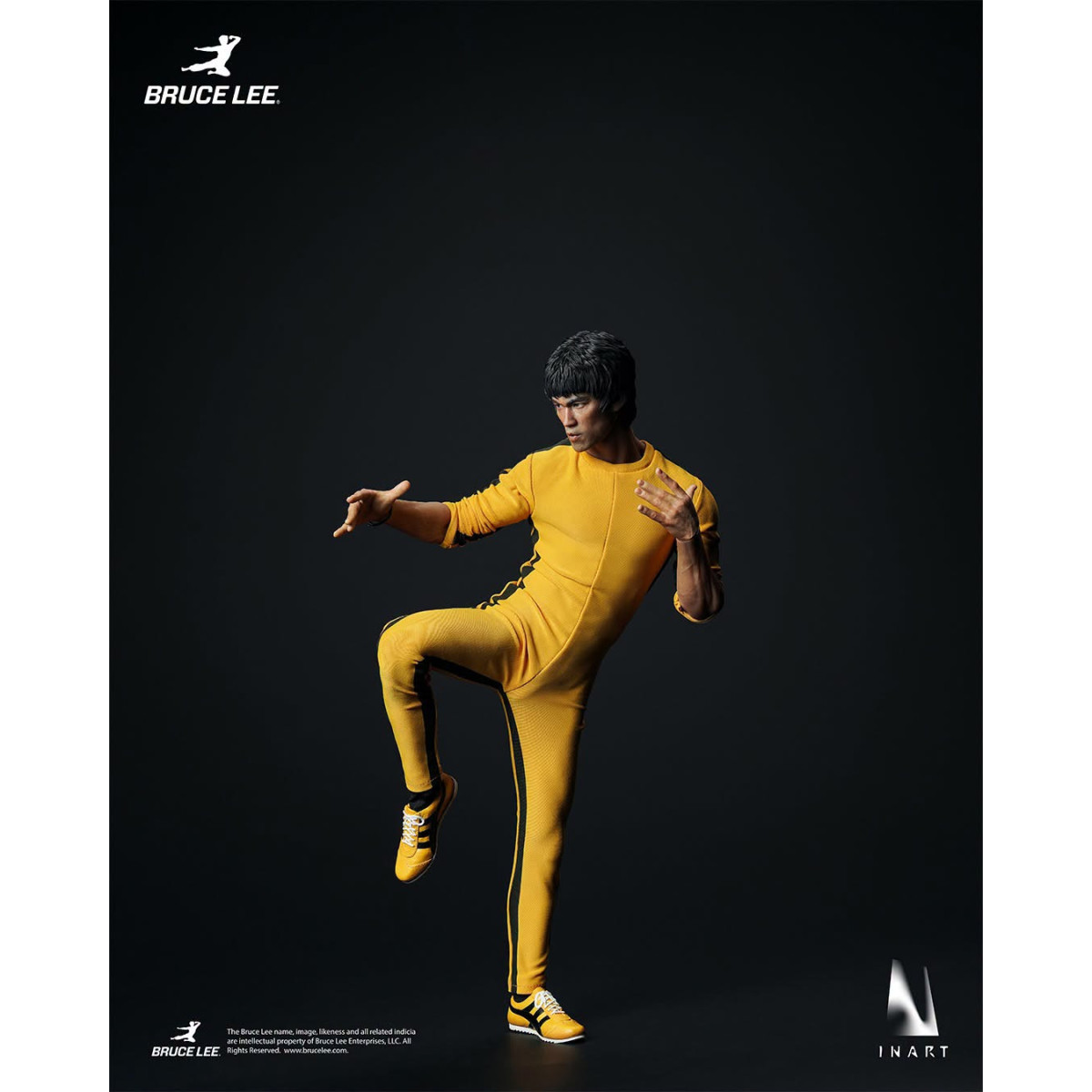 INART – „ Bruce Lee “ (gelber Overall) 1/6-Sammlerfigur – Das Spiel des Todes