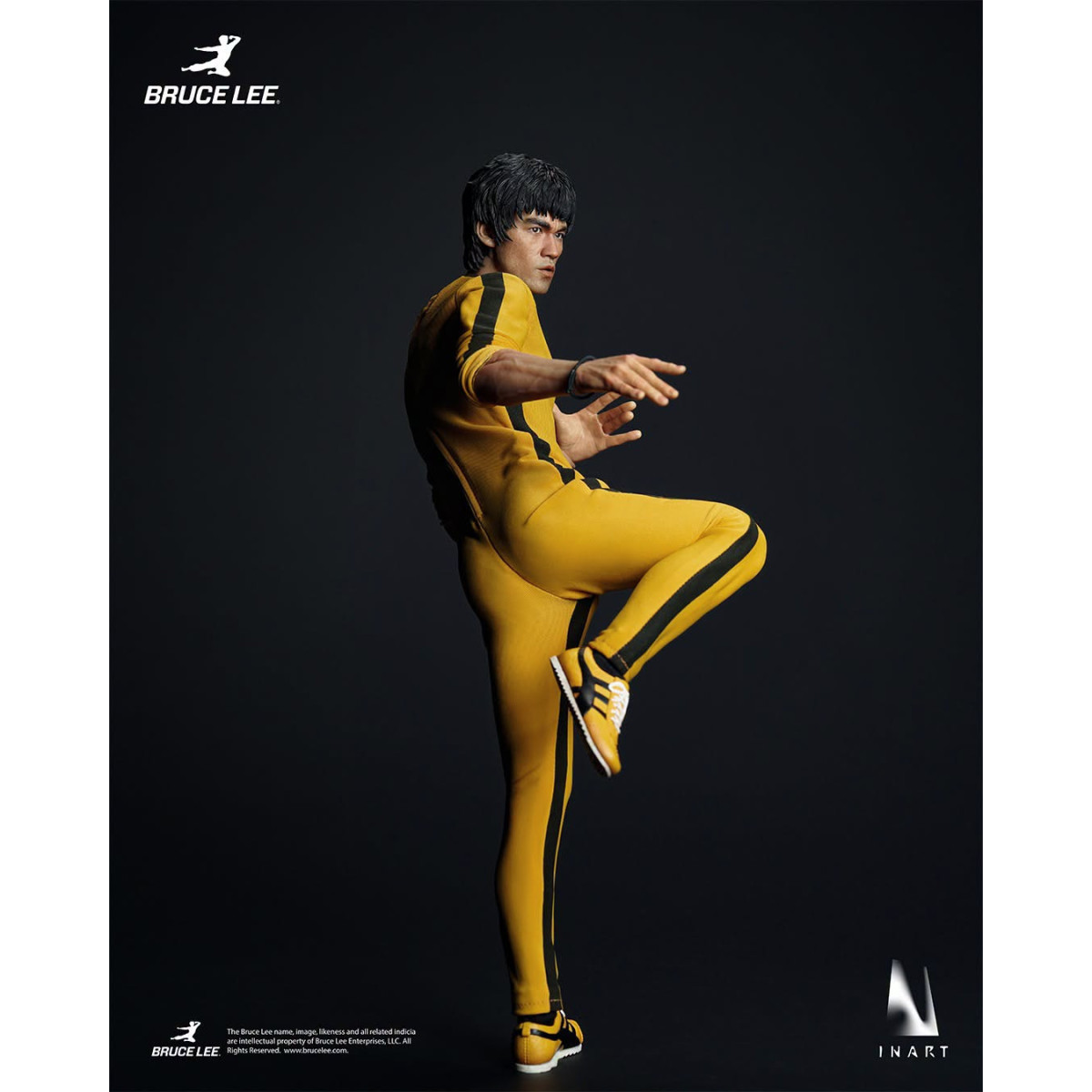 INART – „ Bruce Lee “ (gelber Overall) 1/6-Sammlerfigur – Das Spiel des Todes
