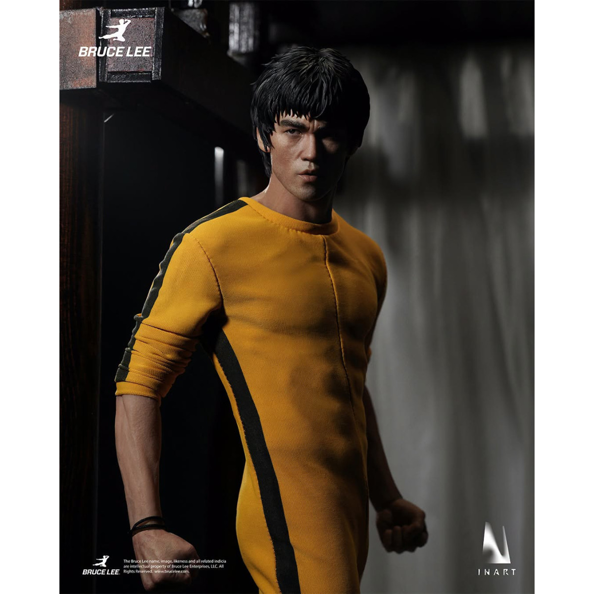 INART – „ Bruce Lee “ (gelber Overall) 1/6-Sammlerfigur – Das Spiel des Todes